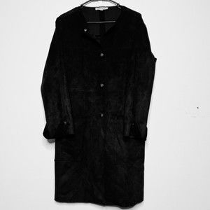 Philosophy Republic Clothing Women's Size Med Faux Leather Jacket Coat (Black)